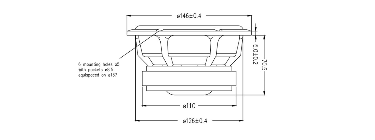 SEAS Prestige L16RNX - H1488-04 Bass-midwoofer