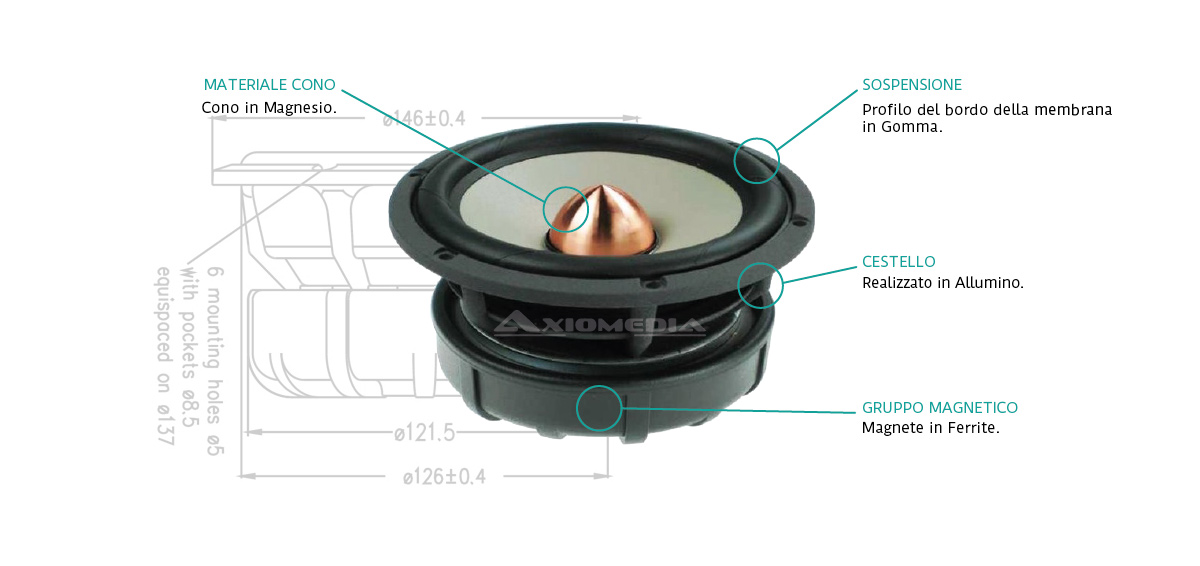 SEAS Excel W16NX001 スピーカー SEAS Excel W16NX001 スピーカー SEAS Excel W16NX-001 (E0049-08) 6